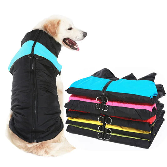 Doudoune imperméable ultra chaude pour chien