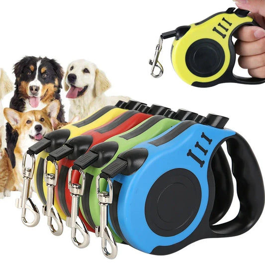 Laisse pour chien rétractable 3m/5m